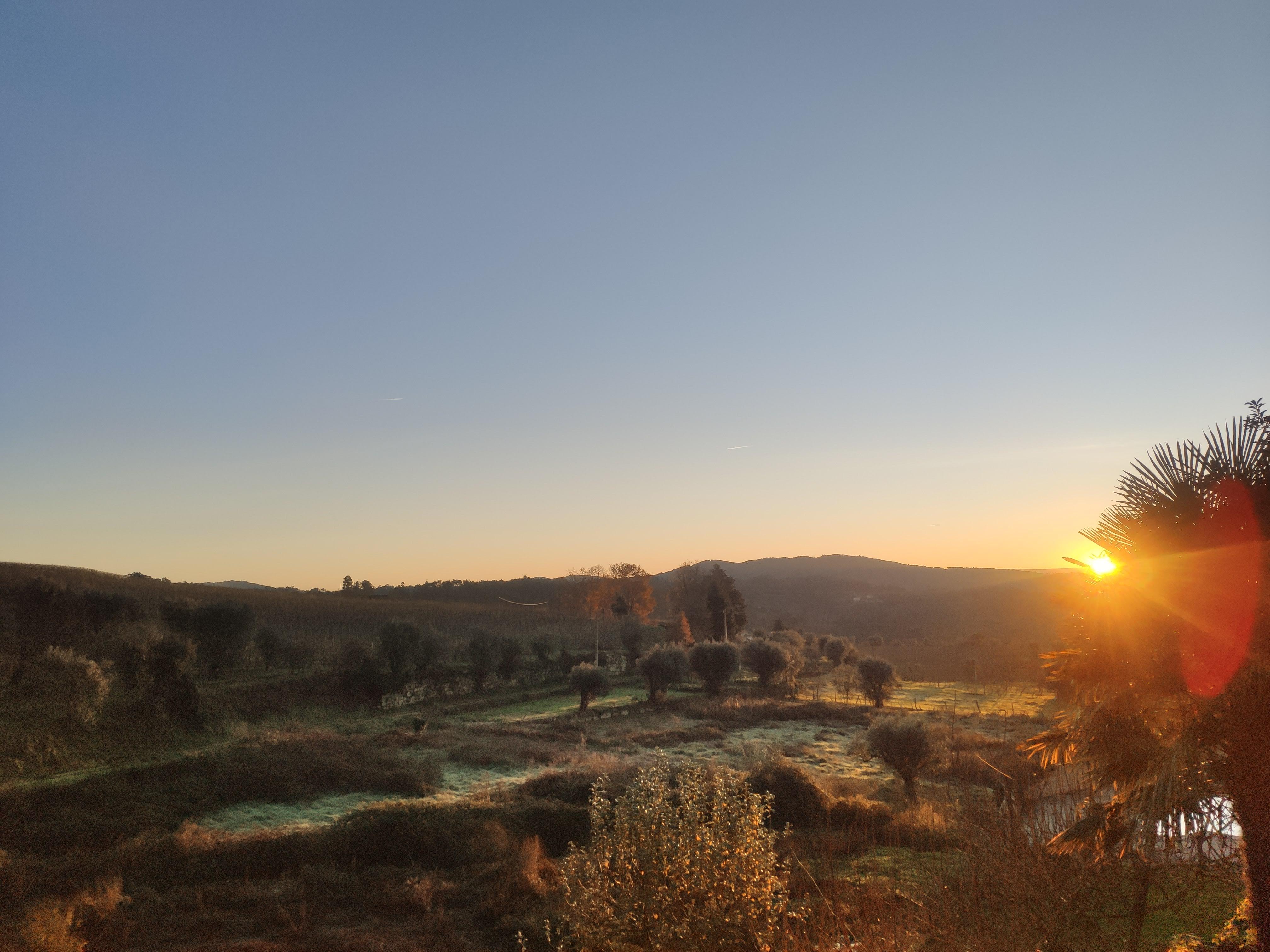 Pôr do Sol sobre os Vales